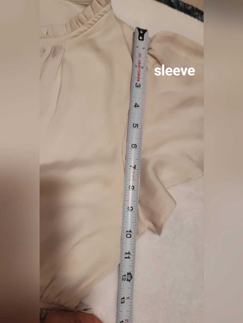 Tea n Rose Creamy, Silky Light Maxi Dress with Flowy Sleeves- Boho Chic, Country - Picture 14 of 16